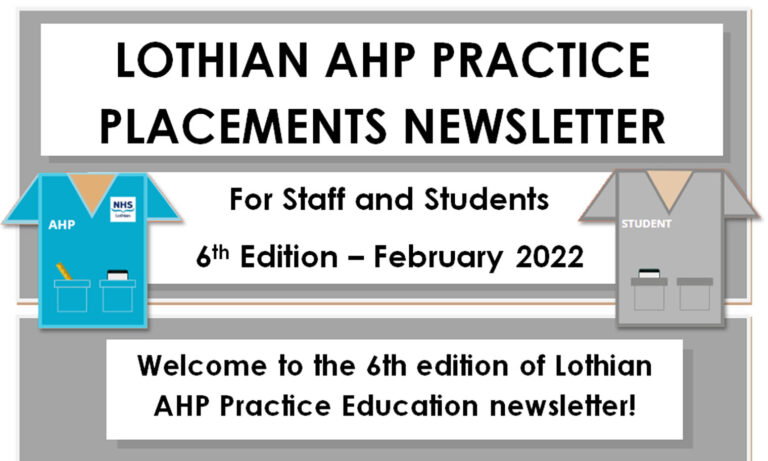 AHP Practice Placements Newsletter – AHP Practice Education