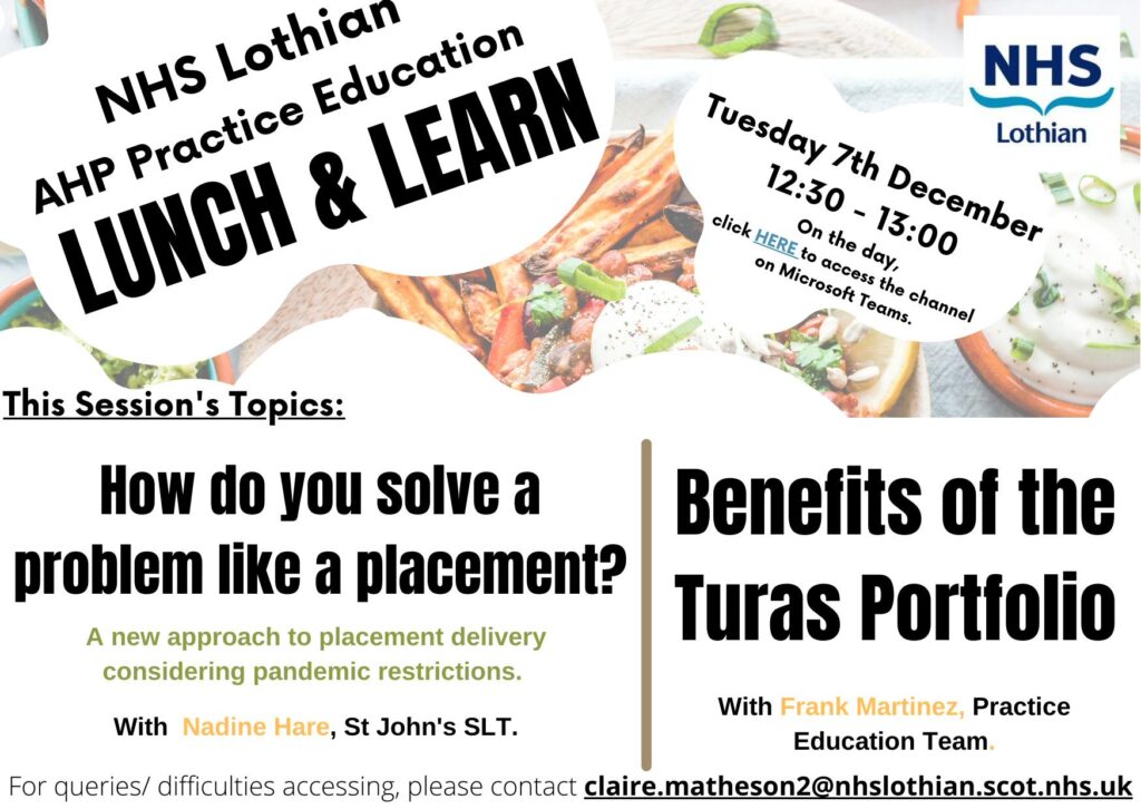 L and L session flyer Tues 7th Dec