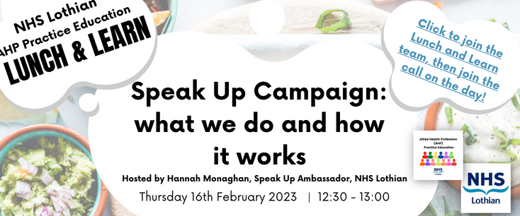 Lunch & Learn 16 Feb 2023