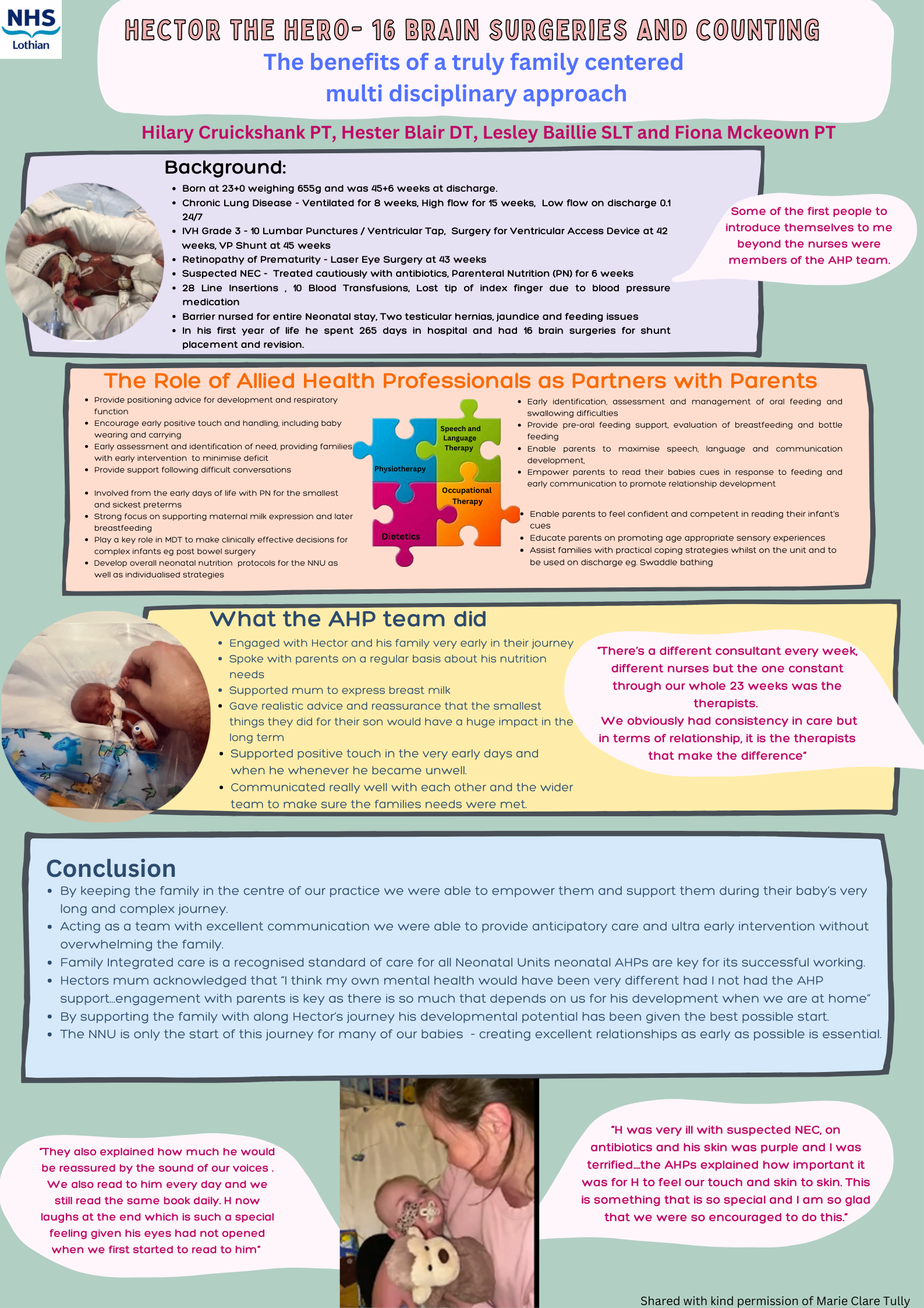 Hector The Hero - infographics poster