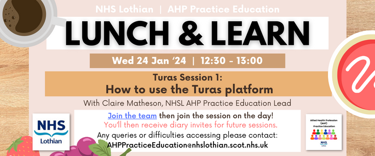 Lunch & Learn - 24 Jan 2024