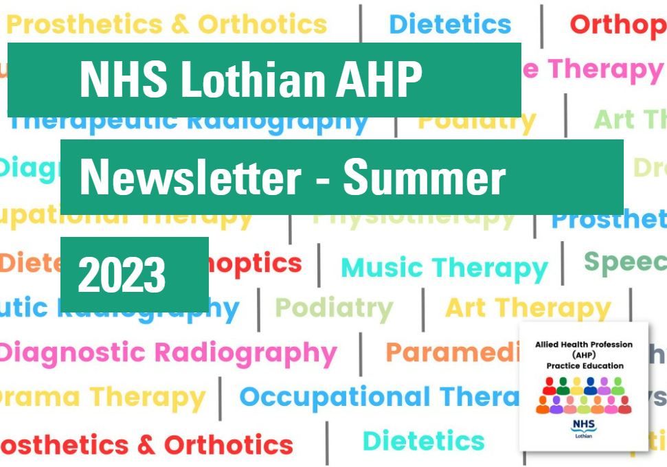 NHS Lothian AHP Newsletter - Summer 2023