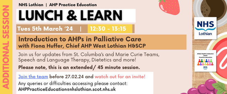 Lunch & Learn - 5 Mar 2024