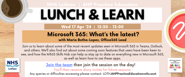 Lunch & Learn - 17 Apr 2024