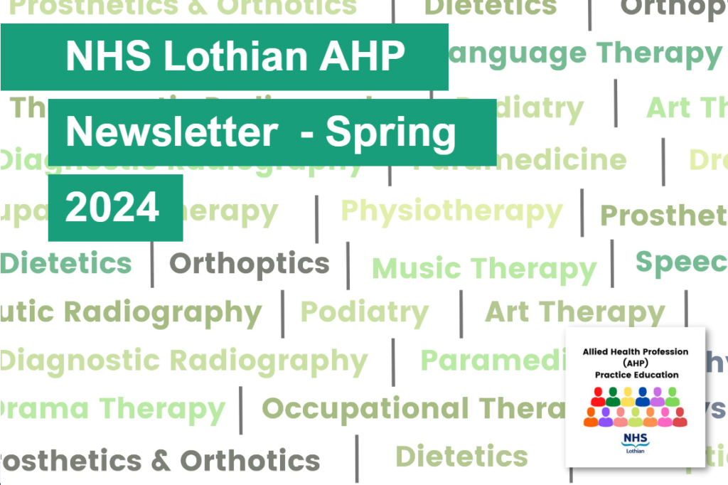 NHS Lothian AHP Newsletter - Spring 2024